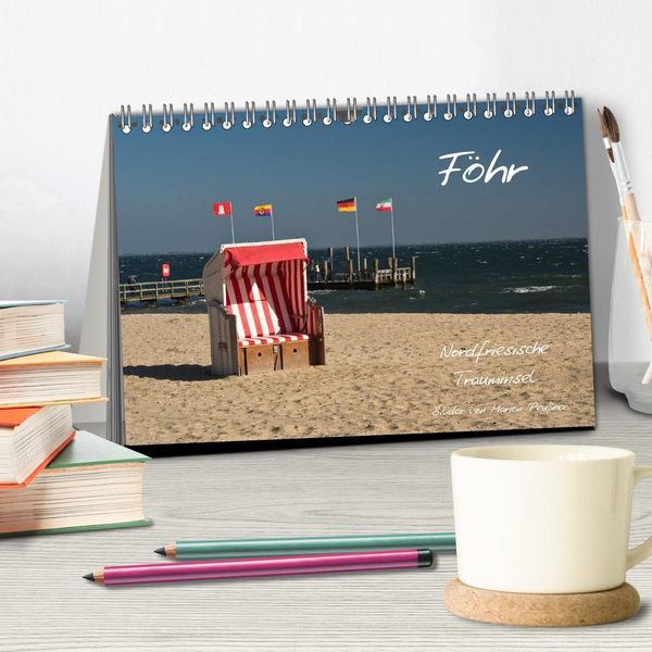 Produktbild: F&ouml;hr - Nordfriesische Trauminsel (Tischkalender 2026 DIN A5 quer), CALVENDO Monatskalender