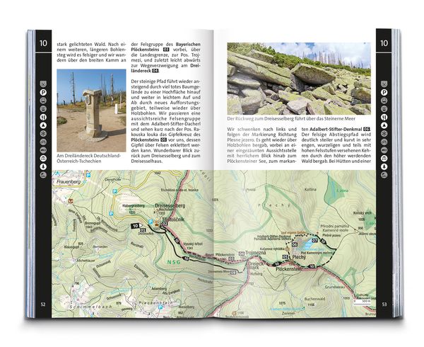 Produktbild: KOMPASS Wanderf&uuml;hrer Bayerischer Wald, Cham, Bodenmais, Zwiesel, Freyung, Passau, 60 Touren