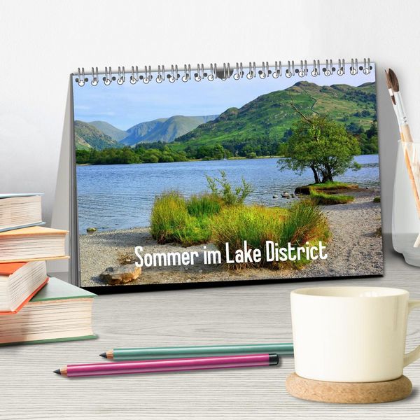 Produktbild: Sommer im Lake District (Tischkalender 2026 DIN A5 quer), CALVENDO Monatskalender