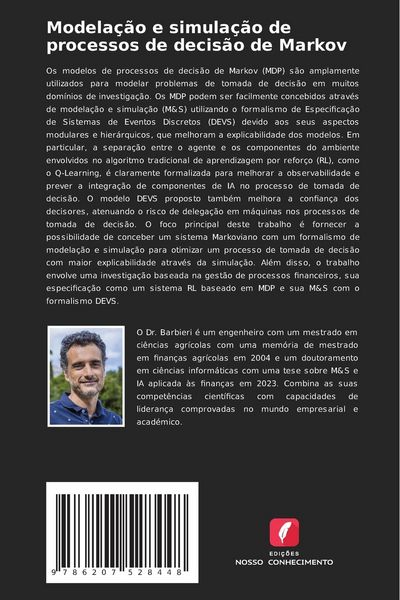 Produktbild: Modela&ccedil;&atilde;o e simula&ccedil;&atilde;o de processos de decis&atilde;o de Markov