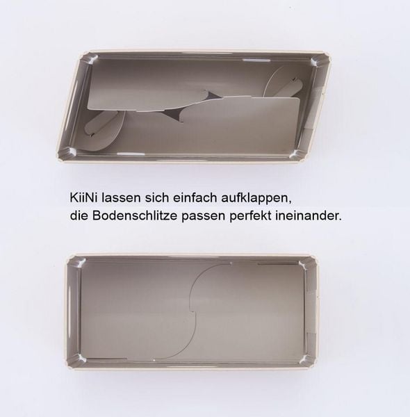 Produktbild: KiiNi S Long Hellbraun &ndash; Stehsammler in Holzoptik
