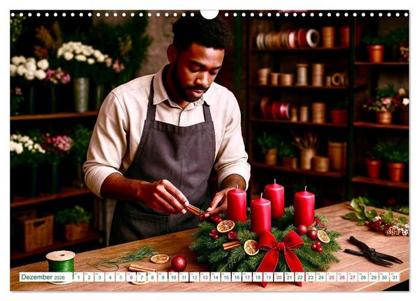 Produktbild: Floristen und ihr Handwerk (Wandkalender 2026 DIN A3 quer), CALVENDO Monatskalender