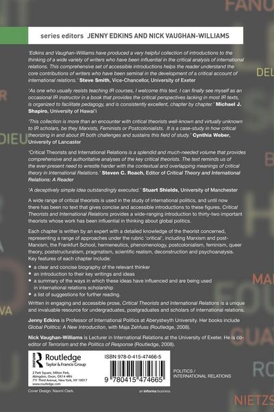 Produktbild: Critical Theorists and International Relations