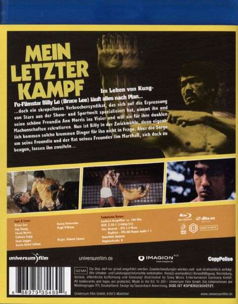Bruce Lee - Mein letzter Kampf - Uncut