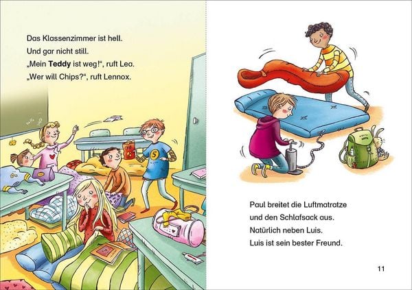 Produktbild: Lesel&ouml;wen 1. Klasse - Lesenacht im Klassenzimmer