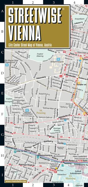 Produktbild: Streetwise Vienna Map - Laminated City Center Street Map of Vienna, Switzerland