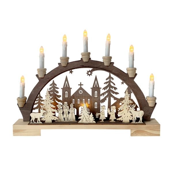 HTI-Living Lichterbogen Sternensänger vor der Kirche Lichterbogen Sternensänger vor der Kirche