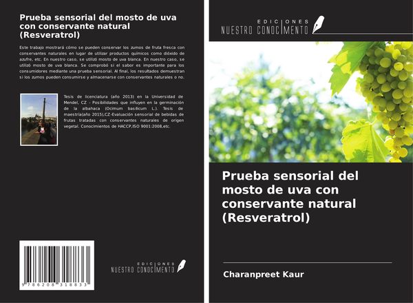Produktbild: Prueba sensorial del mosto de uva con conservante natural (Resveratrol)