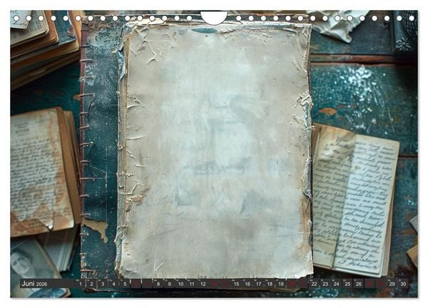 Produktbild: DIY Vintage Momente (Wandkalender 2026 DIN A4 quer), CALVENDO Monatskalender