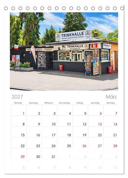 Produktbild: Tischplaner 2027 - Frankfurter Kiosk Kultur (A5 Tischkalender zum Aufstellen) CALVENDO