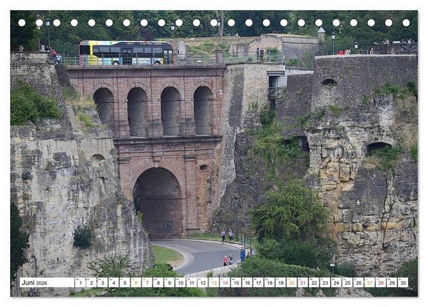 Produktbild: Luxemburg Stadt eine Oase zum Wohlf&uuml;hlen (Tischkalender 2026 DIN A5 quer), CALVENDO Monatskalender
