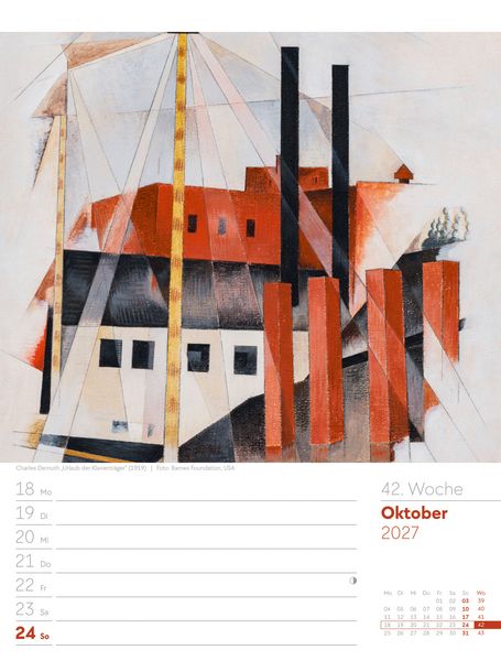 Produktbild: Kunstwelt Wochenplaner Kalender 2027 | Impressionismus und Klassische Moderne