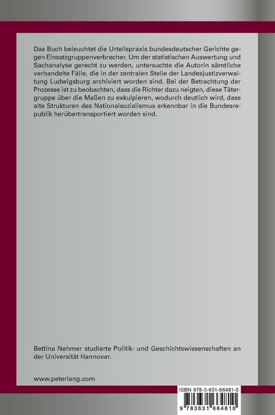 Produktbild: Das Problem der Ahndung von Einsatzgruppenverbrechen durch die bundesdeutsche Justiz