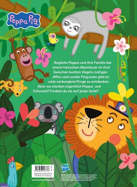 Produktbild: Peppa Pig: Wo ist Peppa? Mein tierisches Wimmelbuch