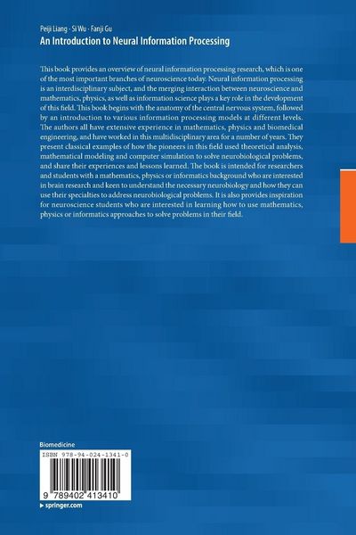 Produktbild: An Introduction to Neural Information Processing