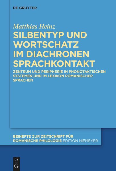 Produktbild: Silbentyp und Wortschatz im diachronen Sprachkontakt