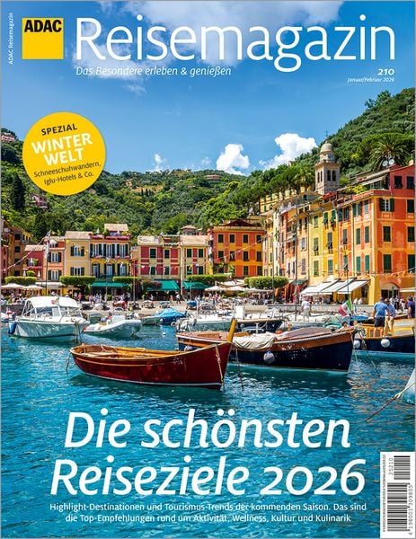 Produktbild: ADAC Reisemagazin mit Titelthema Sch&ouml;nste Reiseziele 2026