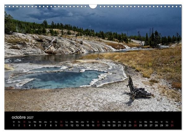 Produktbild: Yellowstone Un grand parc am&eacute;ricain (Calendrier mural 2027 DIN A3 vertical), CALVENDO calendrier mensuel