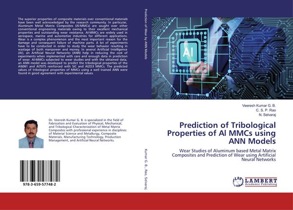 Produktbild: Prediction of Tribological Properties of Al MMCs using ANN Models