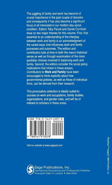 Produktbild: Work and Family