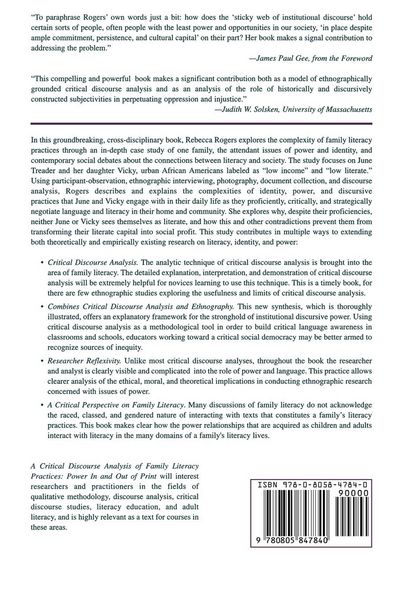 Produktbild: A Critical Discourse Analysis of Family Literacy Practices