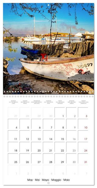 Produktbild: E&acute;tang de Thau en Me&acute;diterrane&acute;e (Calendrier mural carr&eacute; 2026 30x30 cm) Calendrier double avec une page pour vos prises de notes