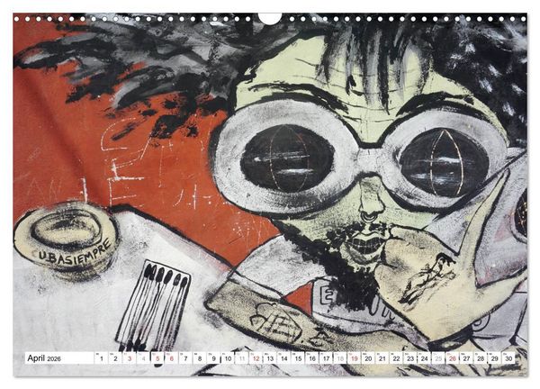 Produktbild: Gesichter Kubas - Havanna Graffiti (Wandkalender 2026 DIN A3 quer), CALVENDO Monatskalender