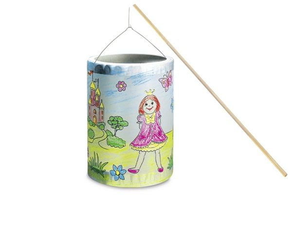 Produktbild: URSUS Laternenzeit Laternen-Bastelset zum Ausmalen Prinzessin, Set 13