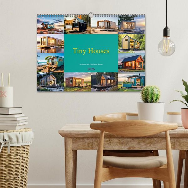 Produktbild: Tiny Houses - wohnen auf kleinstem Raum (Wandkalender 2026 DIN A3 quer), CALVENDO Monatskalender