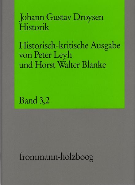 Produktbild: Johann Gustav Droysen: Historik / Band 3,2