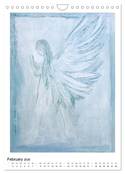 Produktbild: Angel paintings (Wall Calendar 2026 DIN A4 portrait), CALVENDO 12 Month Wall Calendar
