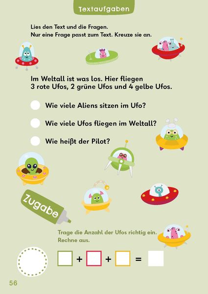 Produktbild: Rechenr&auml;tsel f&uuml;r mutige Kinder - Abenteuer Weltraum