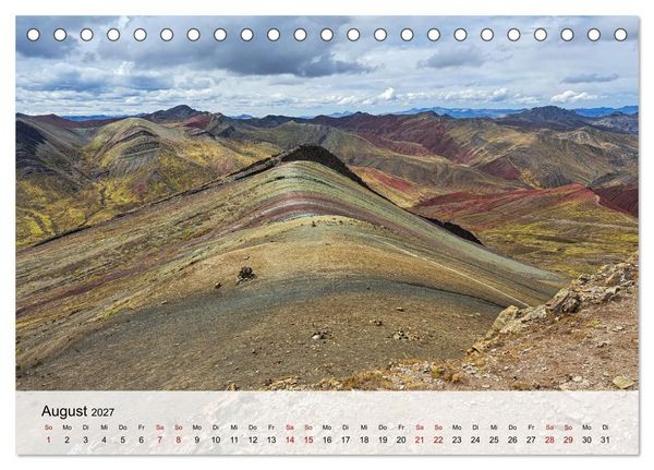 Produktbild: Entdecke S&uuml;damerika: Monat f&uuml;r Monat (Tischkalender 2027 DIN A5 quer), CALVENDO Monatskalender