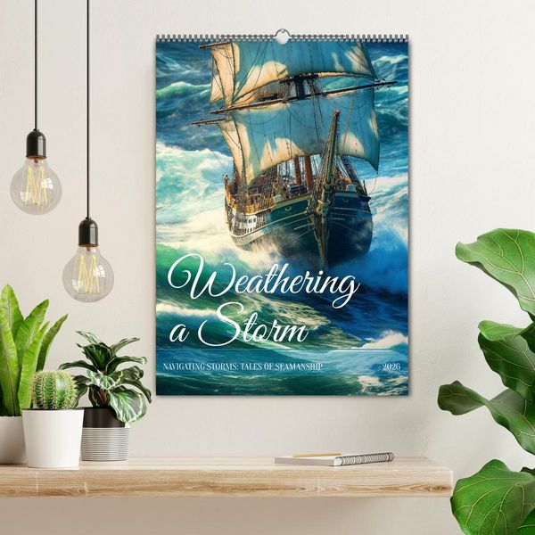 Produktbild: Weathering a Storm (Wall Calendar 2026 DIN A2 portrait), CALVENDO 12 Month Wall Calendar