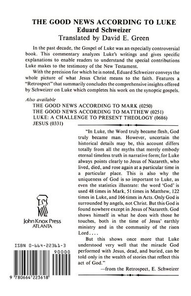 Produktbild: The Good News According to Luke