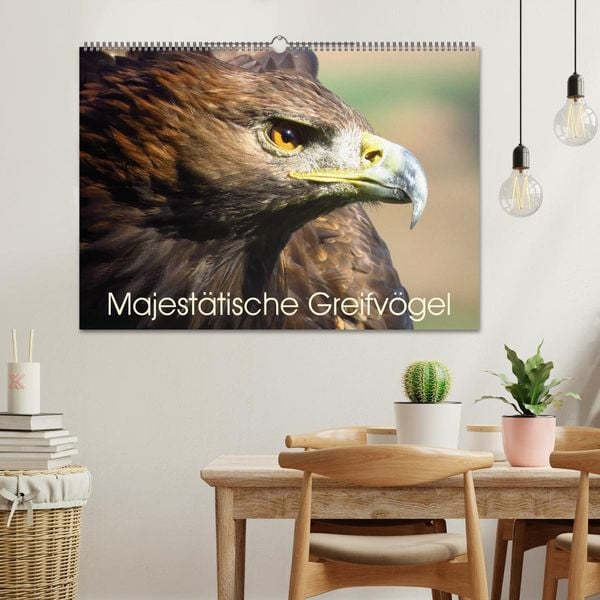 Produktbild: Majest&auml;tische Greifv&ouml;gel (Wandkalender 2026 DIN A2 quer), CALVENDO Monatskalender