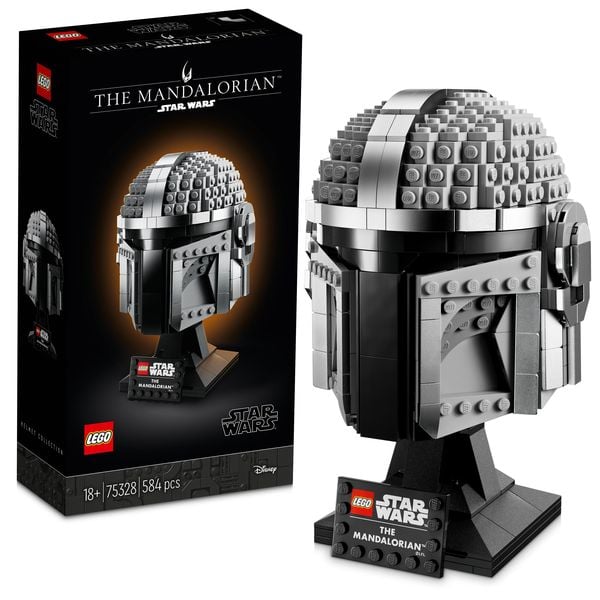 LEGO® Star Wars™ Mandalorianer Helm (75328); Bauset für Erwachsene; Modell aus LEGO Steinen zum Sammeln und Ausstellen (