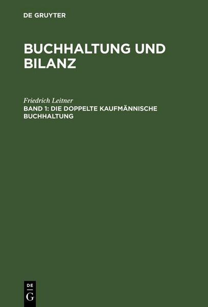 Produktbild: Die doppelte kaufm&auml;nnische Buchhaltung