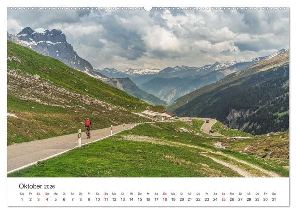Produktbild: Schweizer Alpenp&auml;sse (hochwertiger Premium Wandkalender 2026 DIN A2 quer), Kunstdruck in Hochglanz