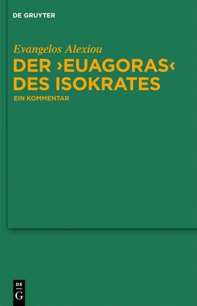 Produktbild: Der "Euagoras" des Isokrates