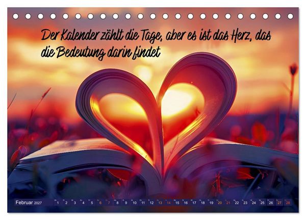 Produktbild: Trost - in stillen Momenten (Tischkalender 2027 DIN A5 quer), CALVENDO Monatskalender