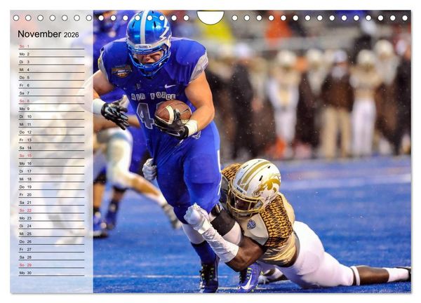 Produktbild: Sport. American Football (Wandkalender 2026 DIN A4 quer), CALVENDO Monatskalender