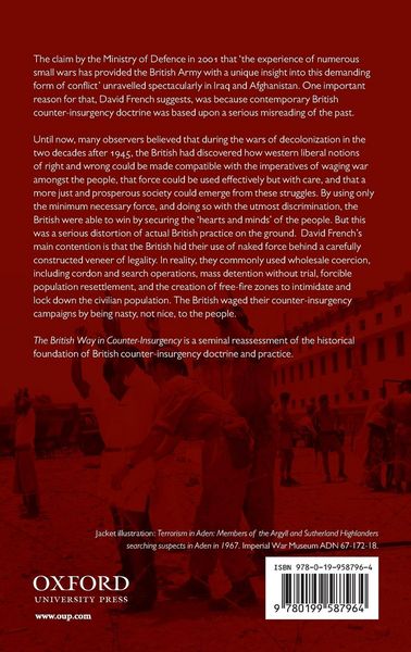 Produktbild: The British Way in Counter-Insurgency, 1945-1967