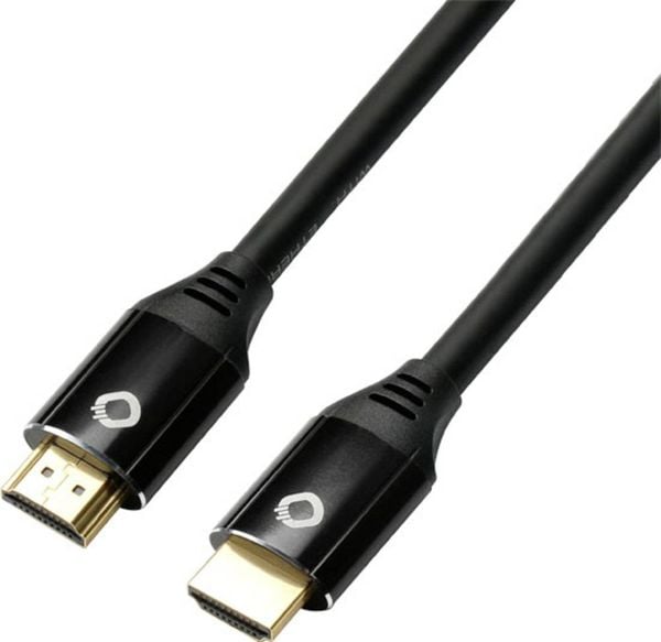 Produktbild: Oehlbach HDMI Anschlusskabel HDMI-A Stecker, HDMI-A Stecker 3.00 m Schwarz D1C92495 8K UHD, vergoldete Steckkontakte HDMI-Kabel