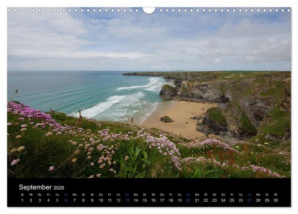 Produktbild: Anblicke und Ausblicke in Cornwall (Wandkalender 2026 DIN A3 quer), CALVENDO Monatskalender