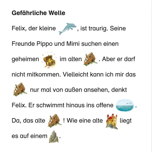 Produktbild: Maxi Pixi 469: Der kleine Delfin auf Schatzsuche