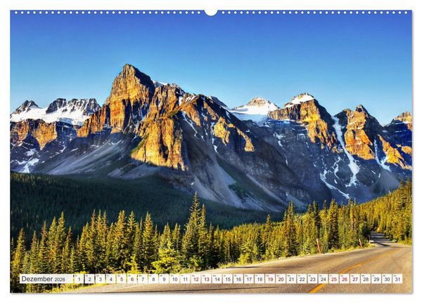 Produktbild: Kanada, Touristenziele in Alberta und British Columbia (hochwertiger Premium Wandkalender 2026 DIN A2 quer), Kunstdruck in Hochglanz