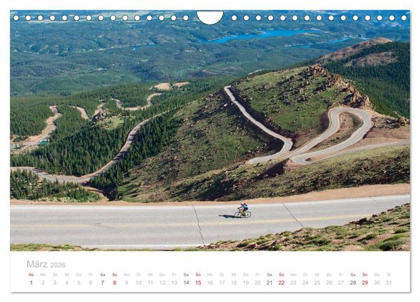 Produktbild: Colorado - H&ouml;henrausch mit dem Rennrad (Wandkalender 2026 DIN A4 quer), CALVENDO Monatskalender