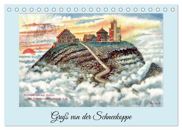 Produktbild: Gru&szlig; von der Schneekoppe (Tischkalender 2026 DIN A5 quer), CALVENDO Monatskalender