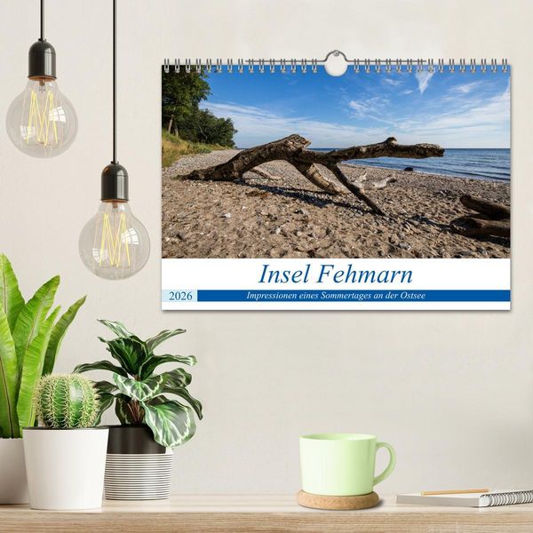 Produktbild: Insel Fehmarn - Impressionen eines Sommertages an der Ostsee (Wandkalender 2026 DIN A4 quer), CALVENDO Monatskalender